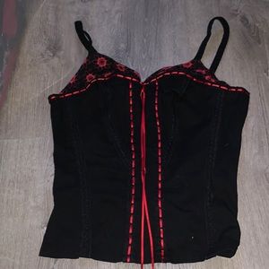 Tripp NYC corset style top/shirt